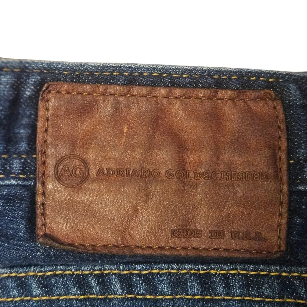 AG Adriano Goldschmied The Stilt Cigarette Slim Leg Jeans Dark Wash Indigo 26